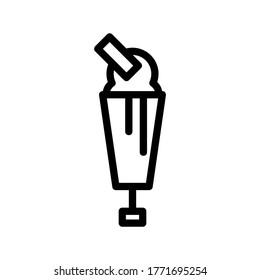 icecream icon or logo isolated sign symbol vector illustration - high quality black style vector icons
