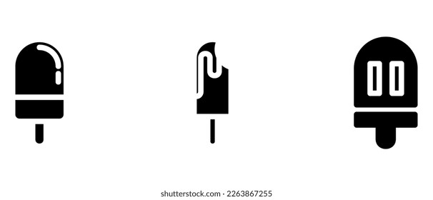 icecream icon or logo isolated sign symbol vector illustration - high quality black style vector icons
