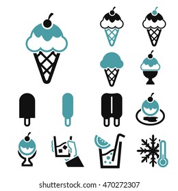 icecream icon set