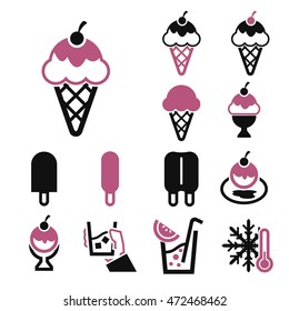 icecream icon set