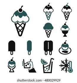 icecream icon set