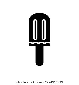icecream icon solid style vector for your web, mobile app logo UI design