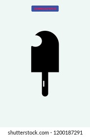 Ice-cream icon, Vector