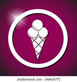 ice-cream icon vector illustration