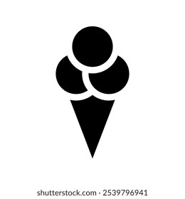 Icecream Icon Vector Symbol Design Illustration