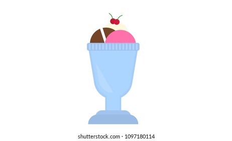 Icecream insolated vector illustration