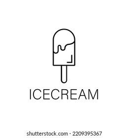 Icecream logo design. Creative icecream logo design.