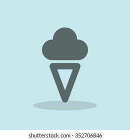 Ice-cream pictogram
