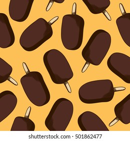 Icecream seamless pattern