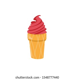 ice-cream simple illustration clip art vector