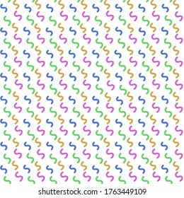 Ice-cream summer seamless pattern. Bright color. Hand drawn style.Vector illustration.