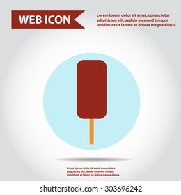 Ice-cream, sweets, vector, flat.