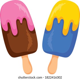 icecream vector art and illustration