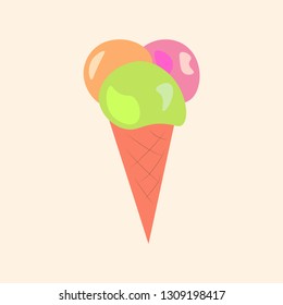ice-cream vector illustration