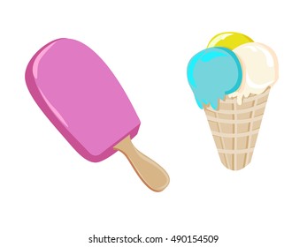 ice-cream vector illustration
