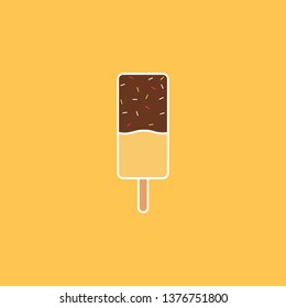 Icecream. Vector illustration flat design