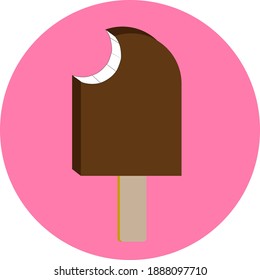 Icecream vector , more specifically a chocobar