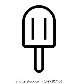 icecreame thin line vector icon