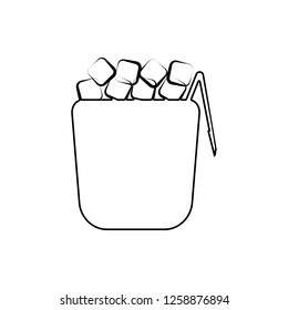 ice-crockery icon. Element of cyber security for mobile concept and web apps icon. Thin line icon for website design and development, app development