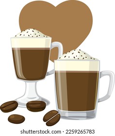 Icación de café y frijoles