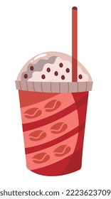 iced coffee in pot icon