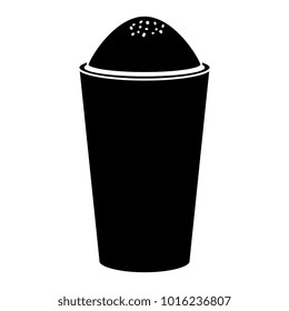 iced delicious coffee icon