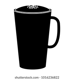 iced delicious coffee icon