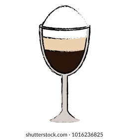 iced delicious coffee icon