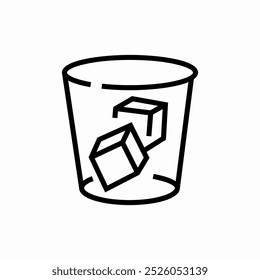 iced drink icon sign vector