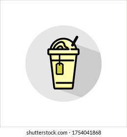 iced tea icon vector illustration