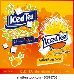 Iced Tea label elements