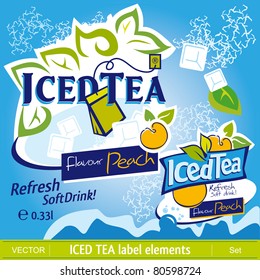 Iced Tea label elements