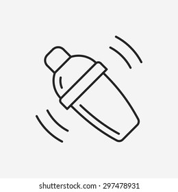 ice-drink line icon