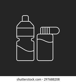 ice-drink line icon