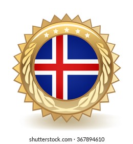 Iceland Badge