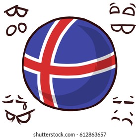 Iceland country ball