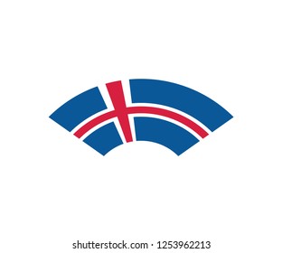 Iceland country emblem state symbol 