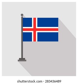 Iceland Country flag