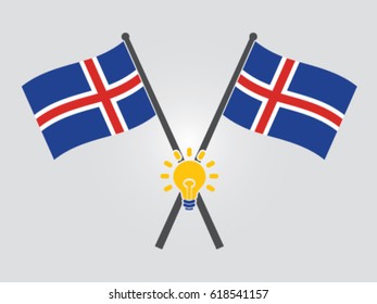 Iceland Emblem Bright Idea