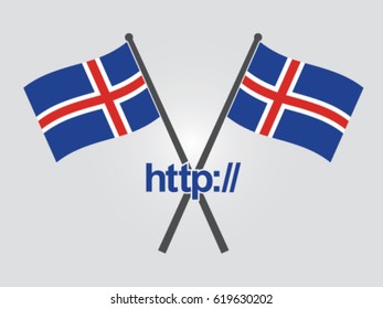 Iceland Emblem Web Domain