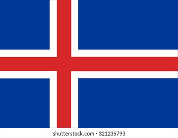 Iceland Flag