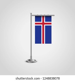 Iceland Flag Pole