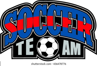 Iceland flag with soccer ball team