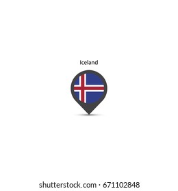 iceland icon. sign design