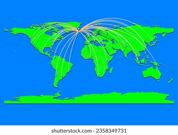 Mapa de Reykjavík, Islandia - Mapa conceptual para Reykjavík, Islandia en el mapa mundial. Adecuado para conceptos de exportación. El archivo es adecuado para la edición digital y las impresiones de todos los tamaños.