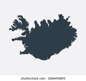 Landkarte von Island, Landkarte 