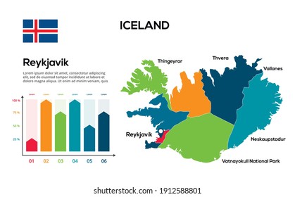 Iceland Map Vector Image Global Map Stock Vector Royalty Free Iceland Map Vector Image Global 260nw 1912588801