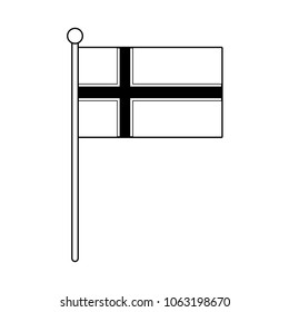 Iceland national flag