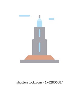 Icono islandés del faro. Elementos simples de los vectores de color de los iconos de los faros para ui y ux, sitio web o aplicación móvil