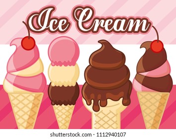 ices scream kawaii